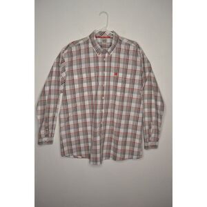 Cinch Men's XXL Grey Plaid Long Sleeve Button Down Shirt
